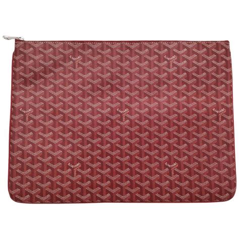 goyard senat pouch mm price 2021|Goyard Red Senat MM Clutch Pouch Bag .